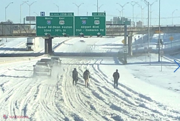 Imagini incredibile din Texas, intrat în Epoca GLACIARĂ. Oamenii au rămas ÎNGHEȚAȚI la propriu pe străzi