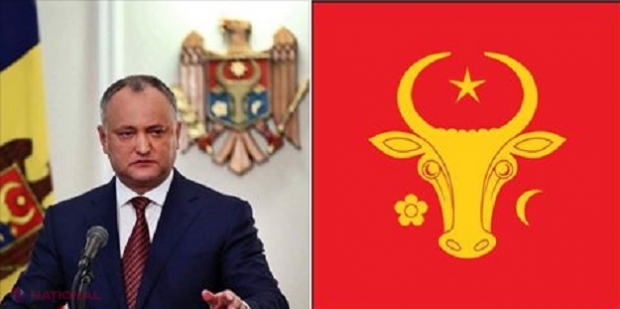 Dodon se inspiră de la unioniști: Va împărți primăriilor din R. Moldova câte un „drapel istoric”, cu cap de bour