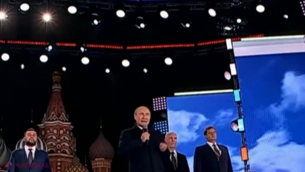 Putin a sărbătorit anexarea celor patru teritorii din Ucraina într-o haină de lux de 7 500 de euro 