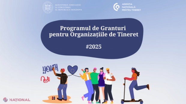 Organizațiile de tineret din R. Moldova pot beneficia de granturi de până la 600 de mii de lei: Programul pentru anul 2025, lansat de MEC
