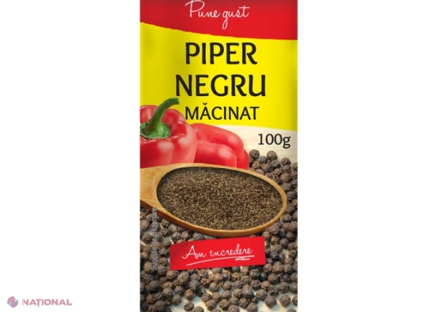 ATENȚIE, consumatori! Acest tip de piper negru măcinat este RETRAS din comerț: Ce au arătat analizele efectuate în Germania