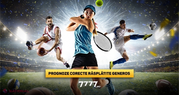 Meciurile de fotbal, baschet și tenis le-au adus venituri COLOSALE pariorilor de pe 7777.md