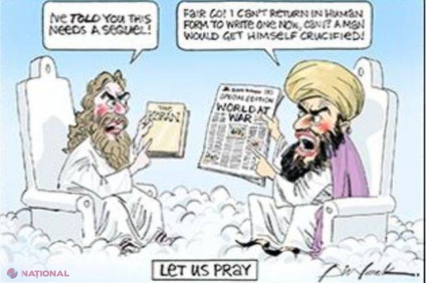 O nouă CARICATURĂ a profetului Mahomed, publicată astăzi, face înconjurul presei străine. Care este mesajul