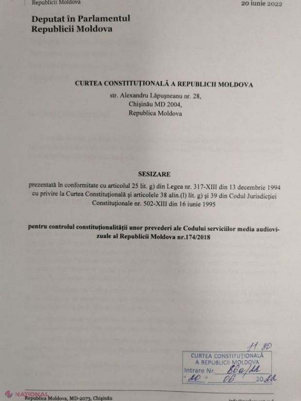 Socialiștii vor emisiuni militare și știri din Rusia la posturile TV din R Moldova: Au atacat la Curtea Constituțională legea promulgată de Maia Sandu