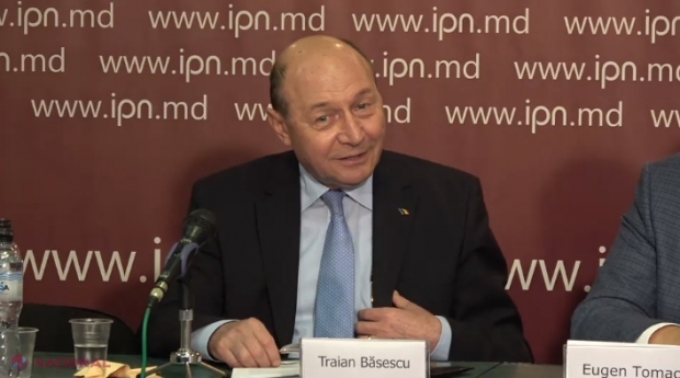 VIDEO // Băsescu INSISTĂ ca partidele parlamentare „să dea” un guvern R. Moldova: „Cele trei partide parlamentare + Șor să intre în BAIE și să iasă cu un GUVERN”