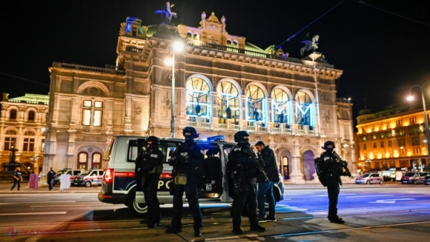 Atac TERORIST la Viena: Patru civili și un atacator au murit, iar cel puțin 15 persoane au fost rănite. Pur și simplu au ÎMPUȘCAT la întâmplate pe străzi