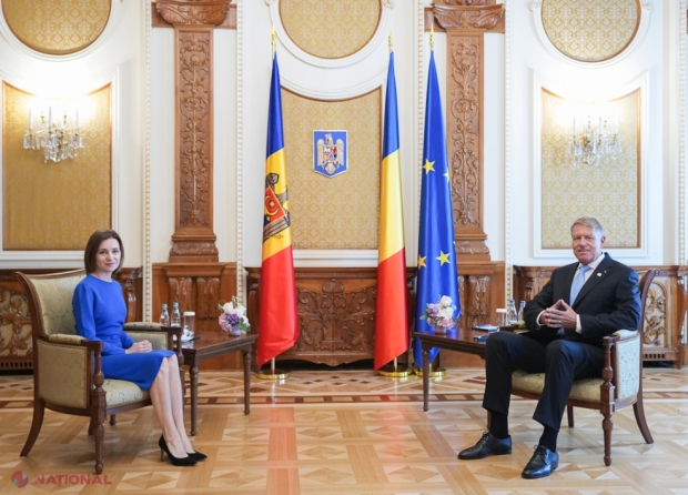 Klaus Iohannis a discutat cu Maia Sandu despre INTERCONECTĂRILE strategice dintre România şi R. Moldova, dar și PROGRESELE înregistrate de Chișinău pe calea integrării în UE