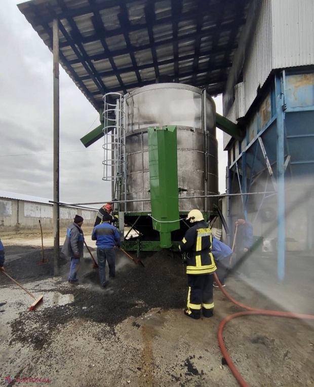 AVARIE la un elevator din Edineț: 15 tone de semințe de floarea-soarelui, NIMICITE