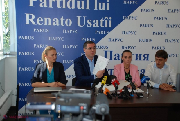 Actele de înregistrare a partidului lui Usatîi, CONFISCATE de MAI