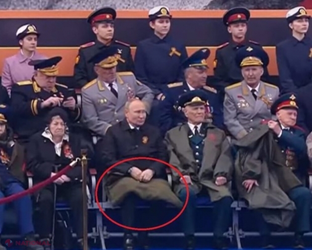 „Locțiitorul lui Dumnezeu pe Pământ și-a pus pe genunchi o păturică!” Ipoteză ȘOC, după gestul făcut de Vladimir Putin la PARADA de pe 9 mai.​ 