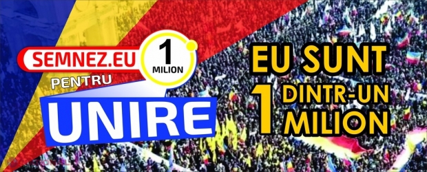 VIDEO // Unioniștii au dat STARTUL, la Chișinău, campaniei de colectare a MILIONULUI de semnături pentru Unirea cu România. Circa 100 de mii de semnături au fost colectate în România
