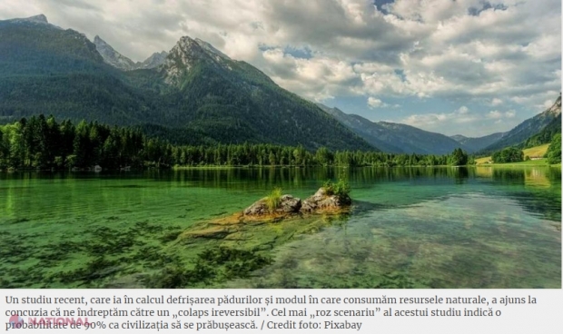 Omenirea a consumat deja TOATE resursele naturale generate de Pământ pentru 2021