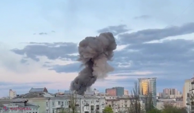 VIDEO // Rușii au BOMBARDAT Kievul. S-a întâmplat chiar în ziua în care capitala Ucrainei a fost vizitată de secretarul general al ONU