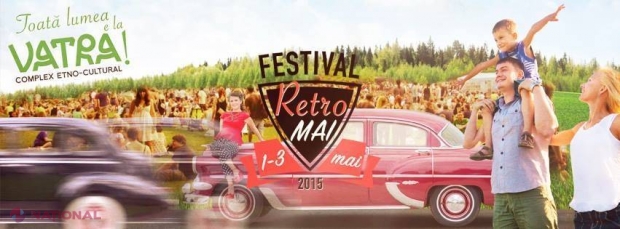 CONCURS NAŢIONAL // Mașini de EPOCĂ, expoziții și muzică în aer liber la festivalul RETRO-Mai 