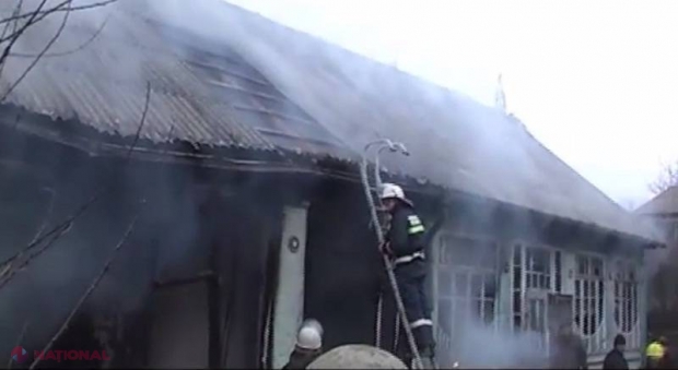 Incendiu într-o gospodărie din raionul Cahul