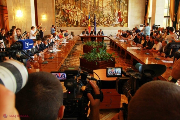 Ce au făcut ieri deputații PLDM, PD și PL după ce au semnat Acordul de constituire a AIE-3