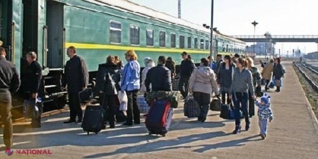 OPTZECI de moldoveni care mergeau la Moscova, DAȚI JOS din tren la Breansk