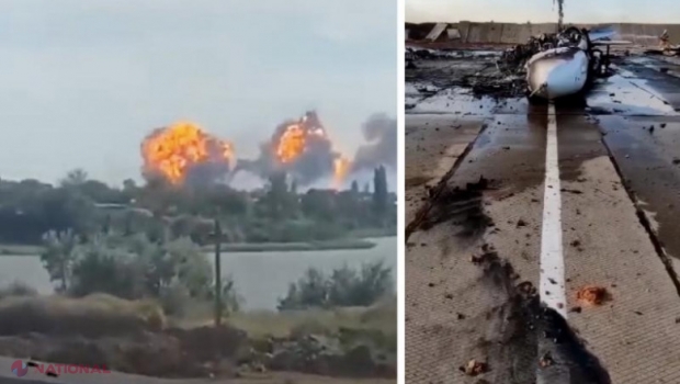 Jumătate din avioanele de luptă ale flotei rusești de la Marea Neagră au fost eliminate în atacurile din Crimeea 