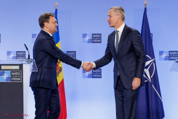 VIDEO // NATO îi cere Rusiei să-și retragă TRUPELE staționate ilegal pe teritoriul R. Moldova. Stoltenberg: „Moscova continuă să pună presiuni pe R. Moldova, inclusiv prin ȘANTAJ energetic și dezinformare, cu scopul de a destabiliza societatea”