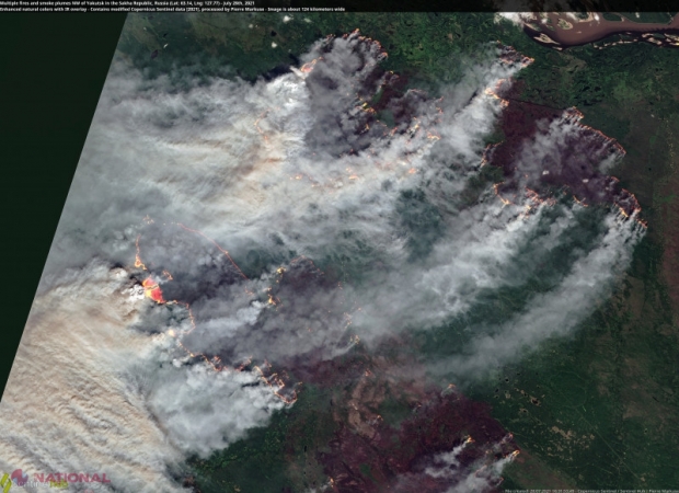 Arde Siberia. Imagini apocaliptice cu incendiile din cea mai rece regiune locuită a planetei. Șoselele au fost invadate de urși