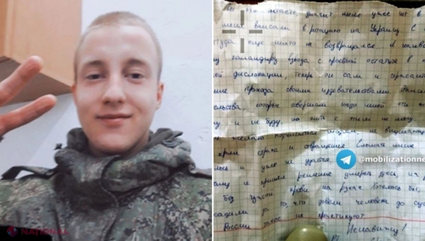 Un recrut al armatei lui Putin a REFUZAT să lupte în Ucraina și s-a sinucis. Scrisoarea de ADIO scrisă de acesta: „Voi muri în țara mea, fără să am sânge străin pe mâini” 
