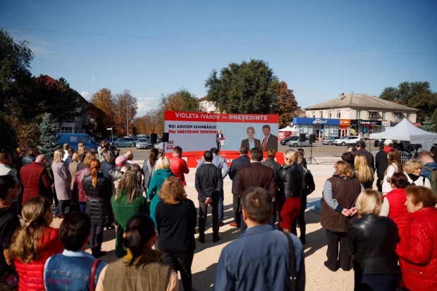 FOTO // Violeta Ivanov a prezentat PROGRAMUL său electoral „Moldova 2024”, după discuțiile cu cetățenii: „R. Moldova are propria cale pe care trebuie să o urmeze – cea a schimbărilor și transformărilor”