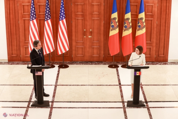 VIDEO // Președinta Maia Sandu, către secretarul de stat al SUA, Antony J. Blinken: „Sper că turneul regional pe care îl întreprindeți va contribui la eforturile de pace din Ucraina”