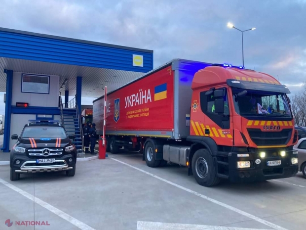 Salvatorii din Ucraina au tranzitat teritoriul R. Moldova în drumul lor spre Turcia, unde merg să acorde ajutor victimelor ce au suferit de pe urma cutremurelor de luni: Escortaţi de IGSU şi ajutaţi să treacă mai ușor frontiera