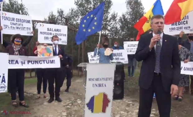 Dorin Chirtoacă s-a lansat în campania electorală la hotarul cu România. „Produsul Intern Brut pe cap de locuitor la noi este de două mii de euro, în România este de zece mii de euro”