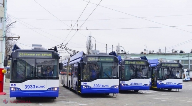 Primăria Chișinău vrea să cumpere 43 de troleibuze la mâna a doua din Riga cu aproape 730 de mii de euro