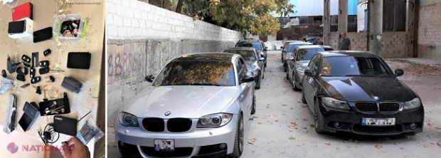 VIDEO // Alte 12 mașini în valoare de trei MILIOANE de lei care au fost introduse ilegal în R. Moldova, găsite la Hâncești 