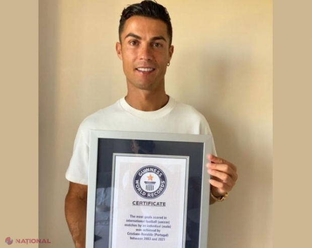 Cristiano Ronaldo a intrat în Cartea Recordurilor, după cele 111 goluri la națională