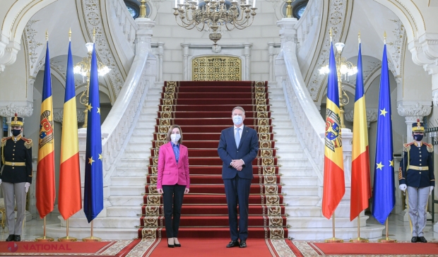 FOTO // Maia Sandu, primită la Palatul Cotroceni. MESAJUL tranșant transmis de Klaus Iohannis