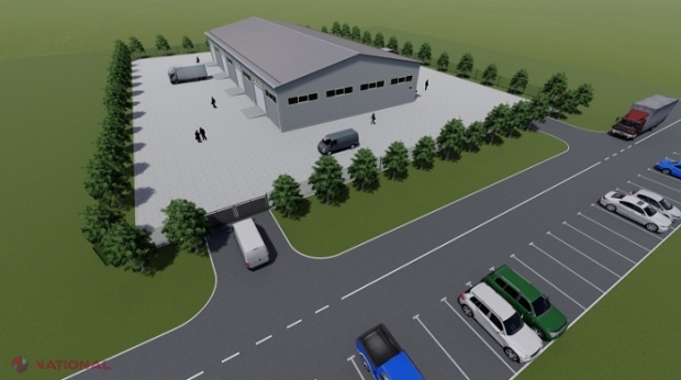 Hală de producere de 1 191 de metri pătrați, construită la Cimișlia, pentru a ajuta mediul de afaceri din regiune