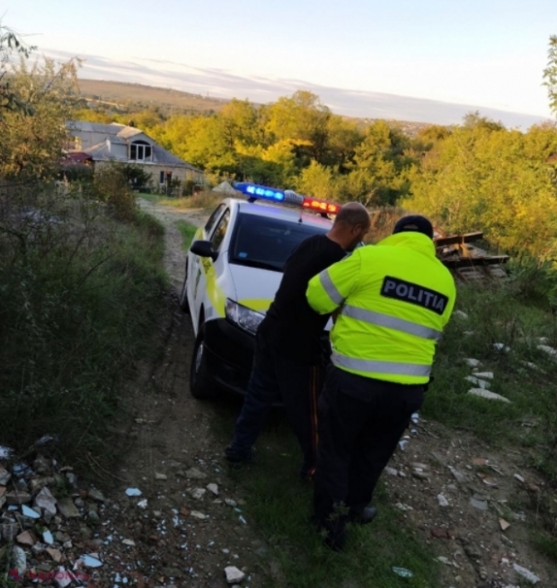 VIDEO // Un șofer beat, „turnat” la Poliție și fugărit prin Sângera: A rămas fără mașină, dar s-a ales cu dosar pentru șase încălcări