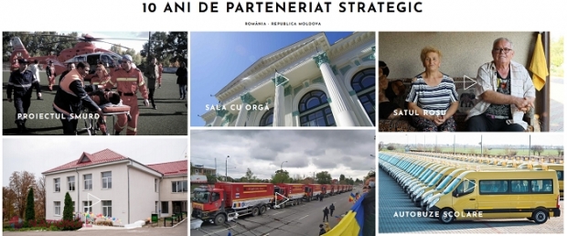 PLATFORMA 10ani.ro // România - R. Moldova, zece ani de PARTENERIAT strategic și ZECE proiecte importante finanțate de București în stânga Prutului