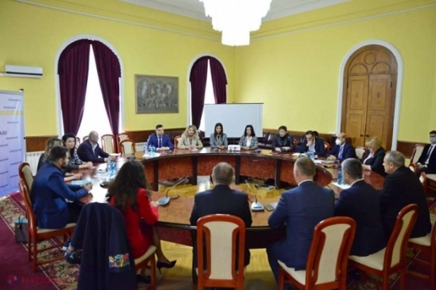 O delegație oficială a Administratorilor Publici din România a mers astăzi la Primăria Chișinău, dar primarul Ceban era plecat în Federația Rusă