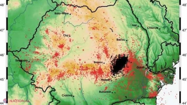 Un nou CUTREMUR în Vrancea. Ce magnitudine a avut și cât de adânc a fost seismul