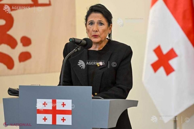 Alegeri în Georgia: Preşedinta Zurabişvili a cerut oamenilor să iasă în stradă luni pentru a protesta faţă de rezultatele scrutinului