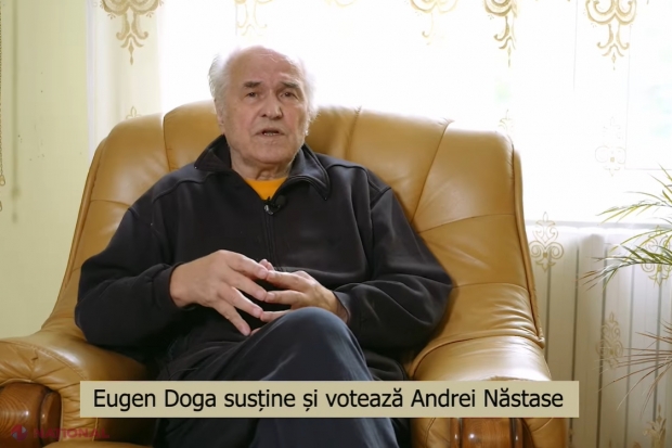 VIDEO // Compozitorul Eugen Doga îl SPIJINĂ pe Andrei Năstase la alegerile PREZIDENȚIALE. „Când era ministru, mulți oameni cu pete negre pe conștiință au început să tremure. E în stare să măture acești oameni cu pete negre”