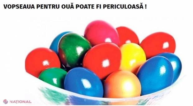 Agenția pentru Protecția Consumatorului avertizează: Vopseaua pentru ouă poate fi PERICULOASĂ