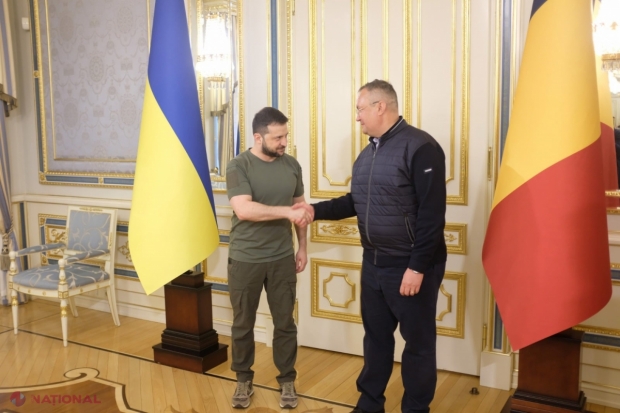 VIDEO // Nicolae Ciucă, vizită FULGER la Kiev. Oficialul român a fost primit de Zelenski: „Apreciem sprijinul României, dar și poziția clară în politica de sancțiuni”. Oficialii au discutat și despre TRANSNISTRIA