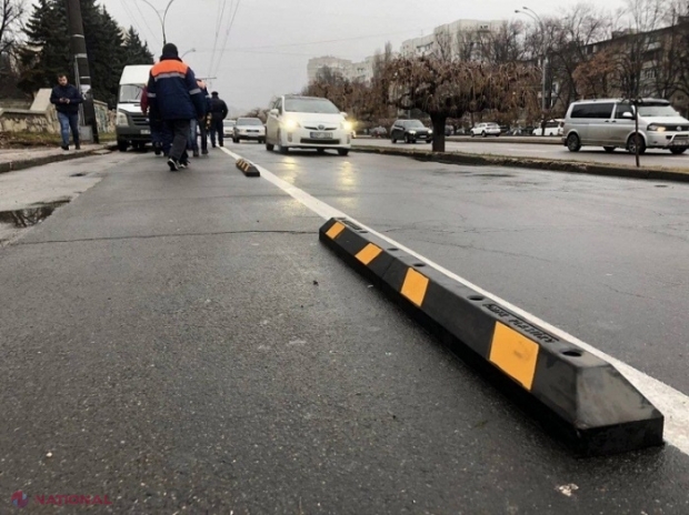 Proiect-PILOT: Pistă pentru bicicliști, amenajată pe un bulevard din Chișinău