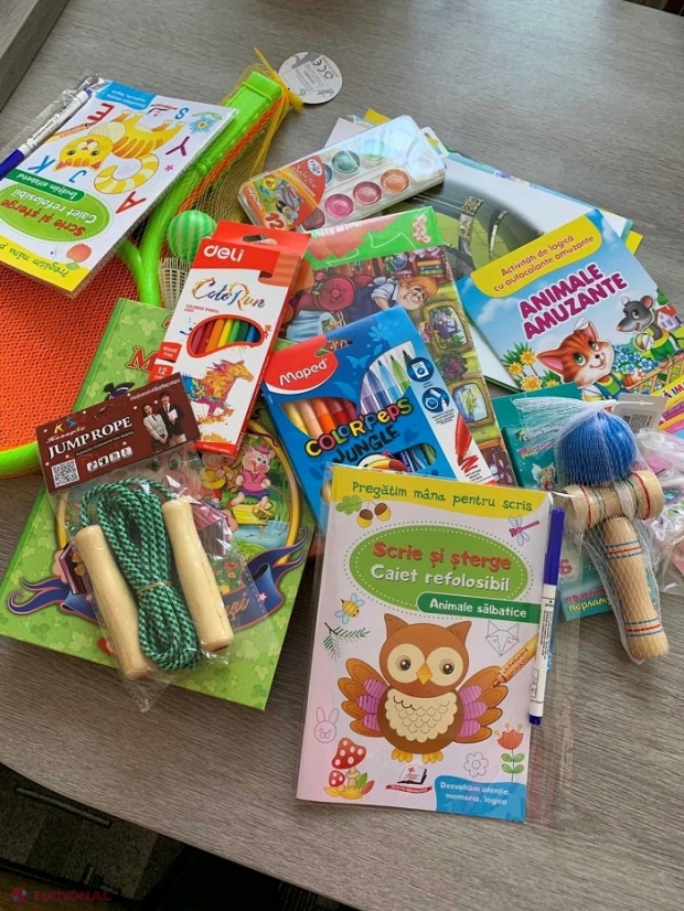Cinci sute de copii din R. Moldova vor beneficia de cărți de povești, jocuri logice și de creativitate, precum și echipamente sportive