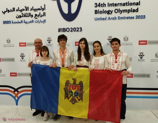 Medalie de bronz și mențiuni de onoare pentru Republica Moldova în cadrul Olimpiadei Internaționale la Biologie