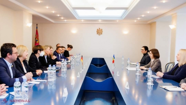 Maia Sandu cere AJUTORUL Germaniei pentru depășirea crizei energetice severe în care s-a pomenit R. Moldova