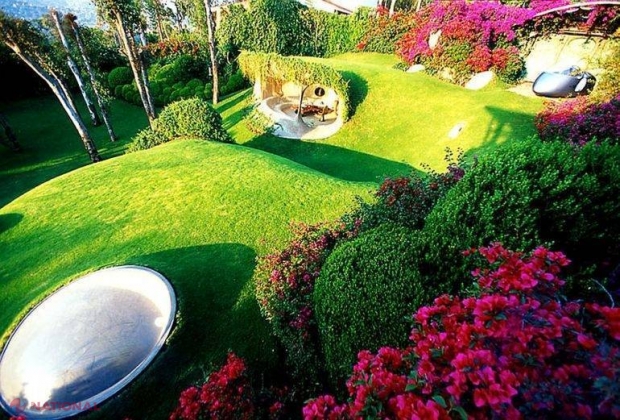 FOTO // IMAGINI de BASM! Casa camuflată PERFECT în peisaj