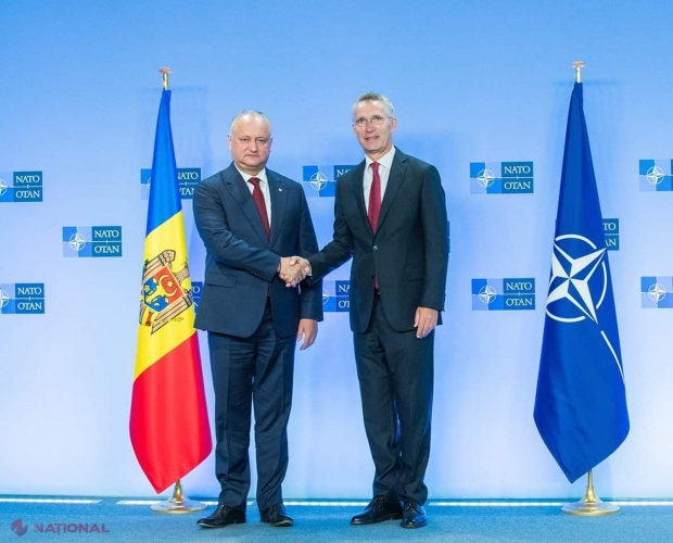 Preşedintele Dodon este DESFIINŢAT după ce a cerut la NATO „recunoaşterea internaţională a neutralităţii