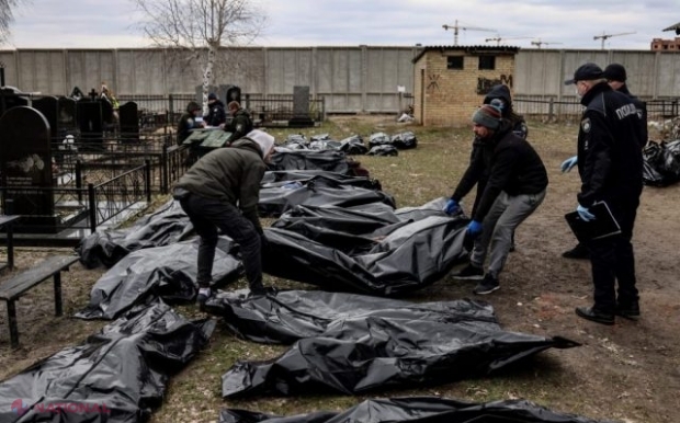 Peste 1 000 de cadavre ale civililor sunt examinate la Kiev de anchetatorii criminalişti, declară şeful Poliţiei locale
