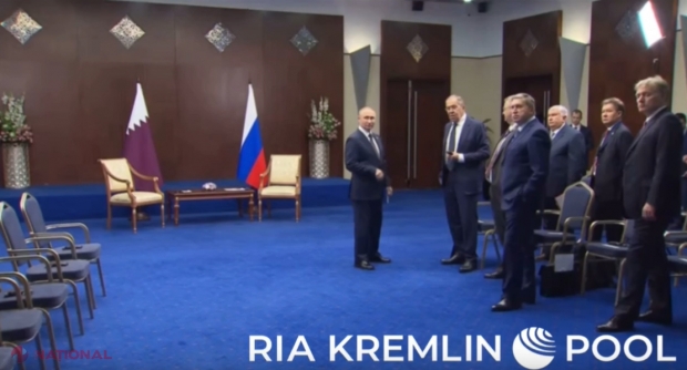 VIDEO // Putin UMILIT din nou la nivel înalt, în Kazahstan. Furia l-a făcut să se înece de OPT ori în timpul unui discurs 